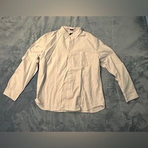 J.Crew Slim Flex Oxford Shirt XXL in Light Gray